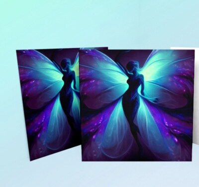Fairy Cards, Birthday Greeting Cards, Invitation Cards, Blank Art Cards - image3
